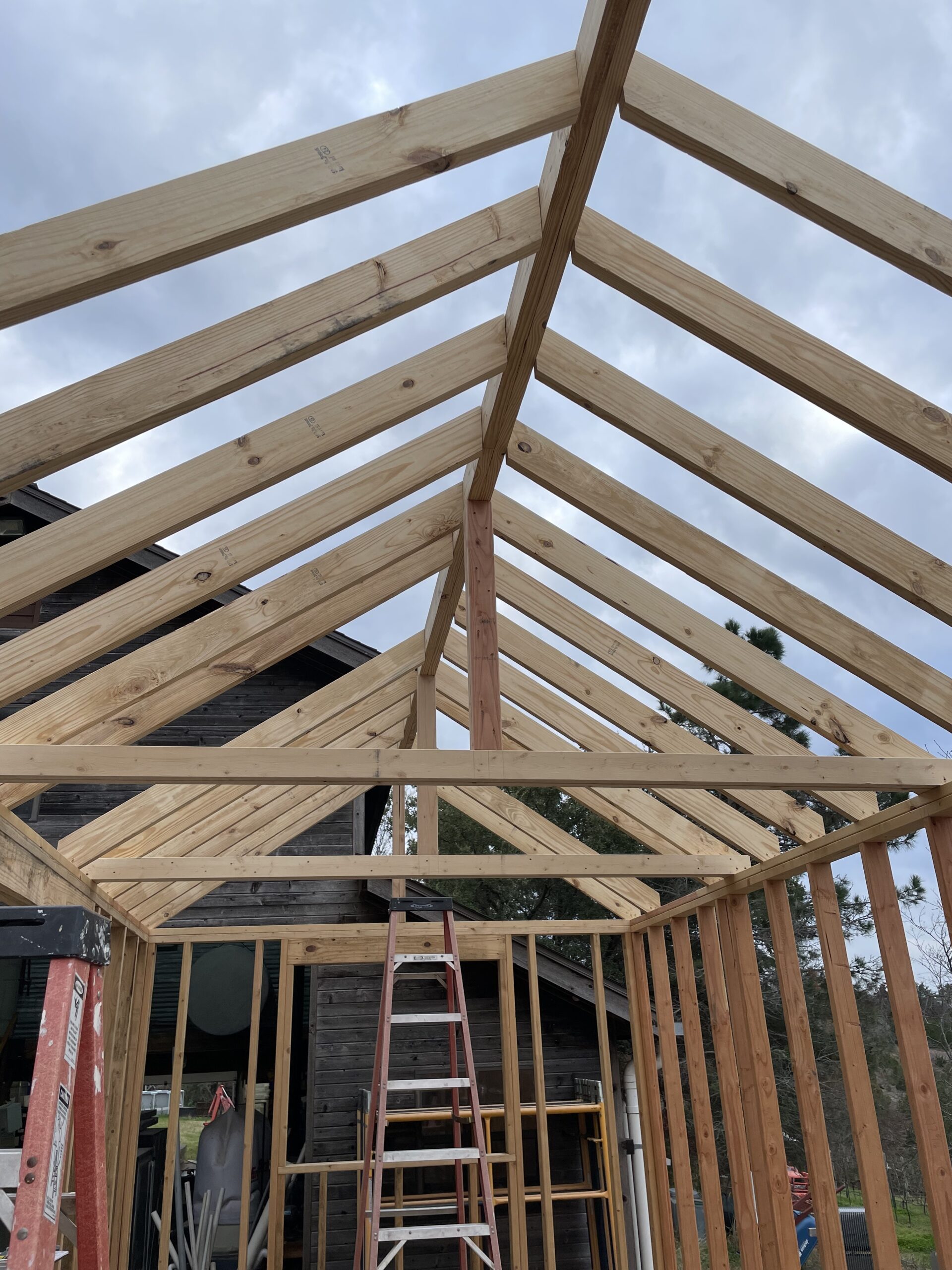 roof rafters for steeper pitch